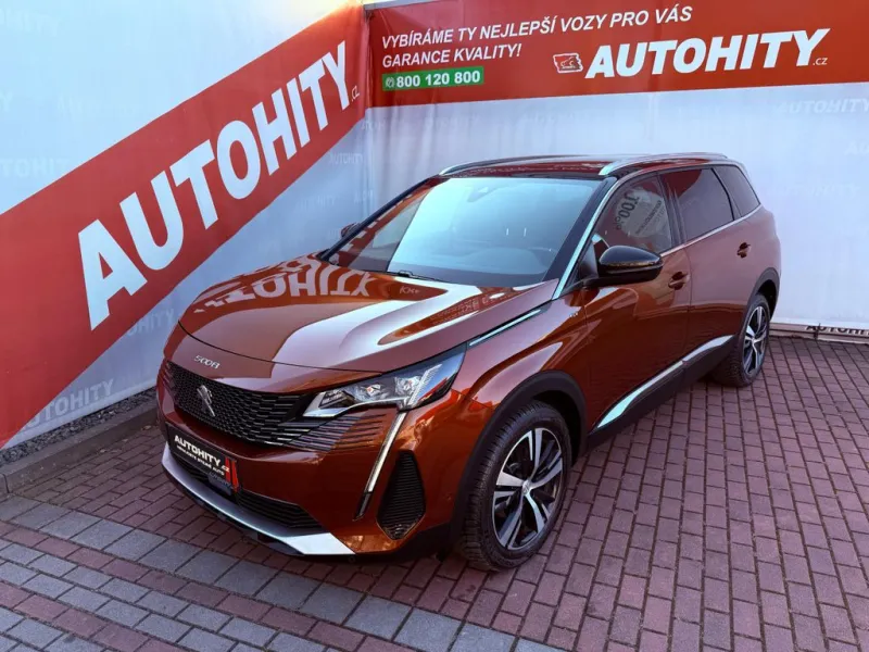 Peugeot 5008 2.0 BlueHDi GT-Line AT8, ČR, 1.Maj, Serviska, 7 míst